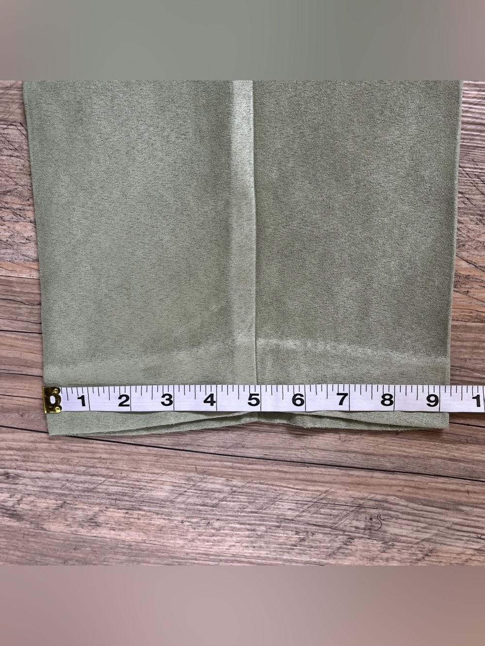 Alfred Dunner Pants 12 Sage Green Straight Leg Elastic Waist Pockets Casual Fall - Picture 6 of 8